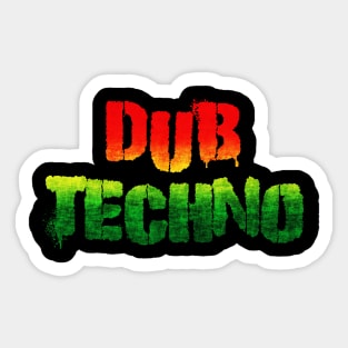 Dub techno Sticker